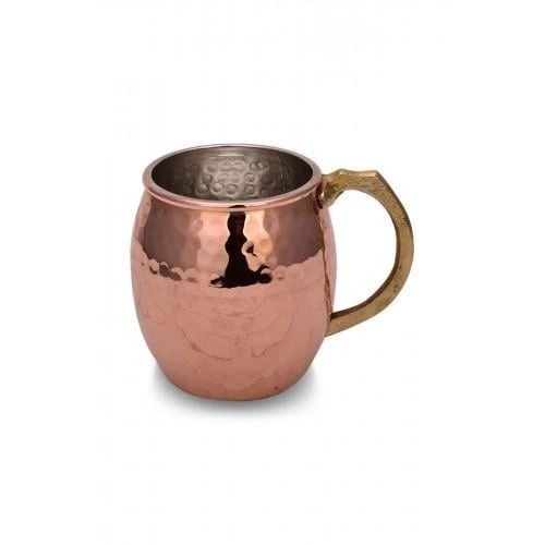 Turna Bakır Riva Bardak El Dövme 550 Ml Kırmızı Turna0466-1 - 2