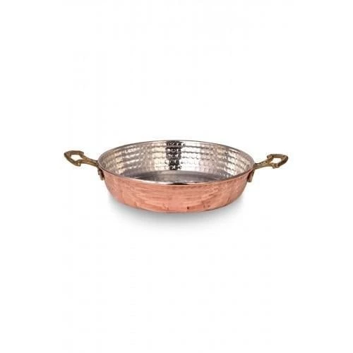 Turna Bakır Soylu Tava 2 No 16 Cm İnce Kırmızı Turna7603-1 - 2