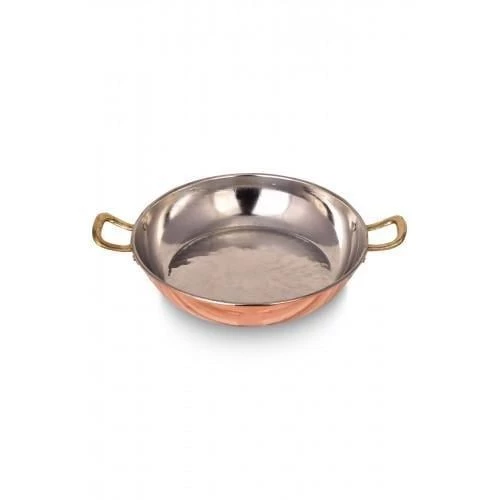 Turna Bakır Çelebi Tava 1 No 14 Cm El Dövme Kırmızı Turna7571-1 - 8