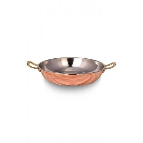 Turna Bakır Çelebi Tava 1 No 14 Cm El Dövme Kırmızı Turna7571-1 - 6