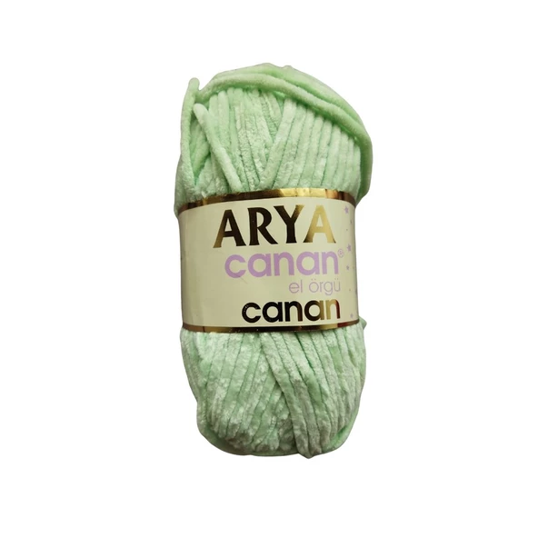 Canan Arya Kadife El Örgü İpi Koyu Mint (ARY-016) ürün görseli 1
