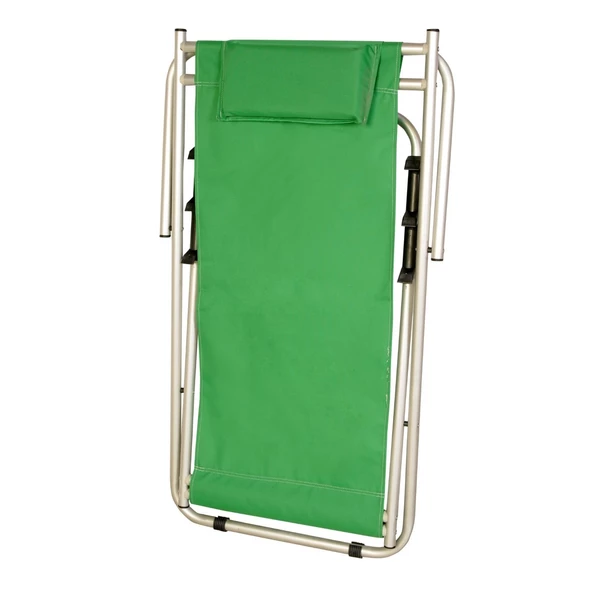 Eportatif Katlanır Kademeli Şezlong Katlanır Sandalye Katlanır Şezlong Yeşil - 2