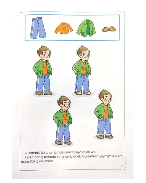 5 Yaş Minikler Okula Başlıyorum Okul Öncesi Eğitim Seti - 11