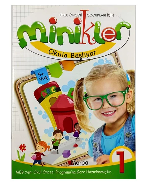 5 Yaş Minikler Okula Başlıyorum Okul Öncesi Eğitim Seti