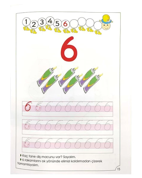 5 Yaş Minikler Okula Başlıyorum Okul Öncesi Eğitim Seti - 3