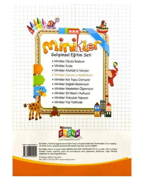 5 Yaş Minikler Okula Başlıyorum Okul Öncesi Eğitim Seti - 9