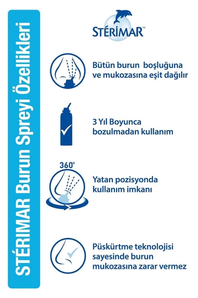 Sterimar Nazal Sprey Okyanus Suyu 50 ml - 4