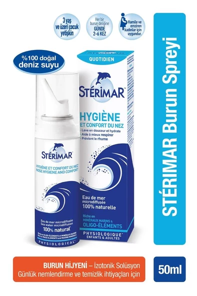 Sterimar Nazal Sprey Okyanus Suyu 50 ml