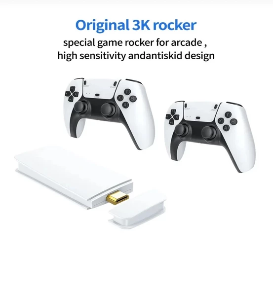 DOREKA 2024 4KHD Emuelec Retro Game Stick Atari Oyunları 20000 Oyunlu Konsol - 3