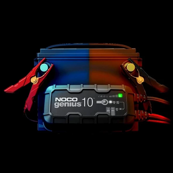 NOCO GENIUS10 6V/12V 230A Akıllı Akü Şarj ve Akü Bakım/Desülfatör/Power Supply - 7