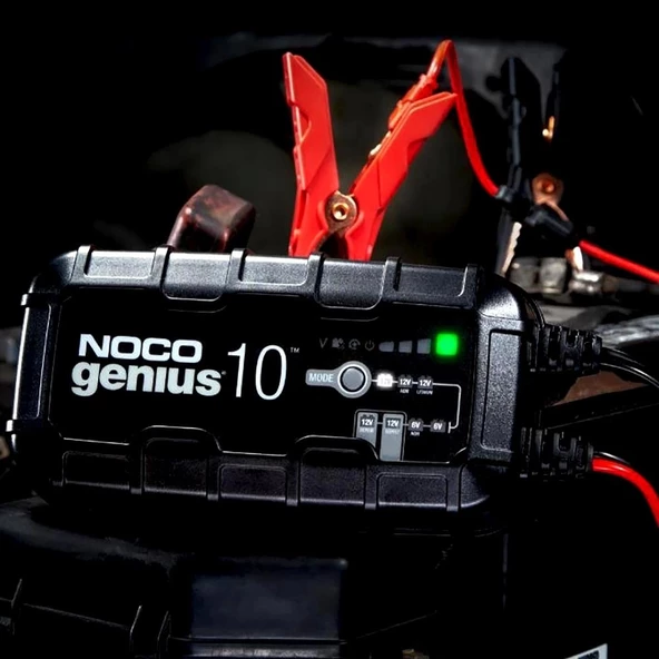NOCO GENIUS10 6V/12V 230A Akıllı Akü Şarj ve Akü Bakım/Desülfatör/Power Supply - 8