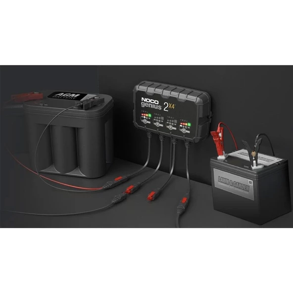 NOCO GENIUS2X4 6V/12V 40A Çoklu/4’Lü Akıllı Akü Şarj ve Akü Bakım/Desülfatör - 5