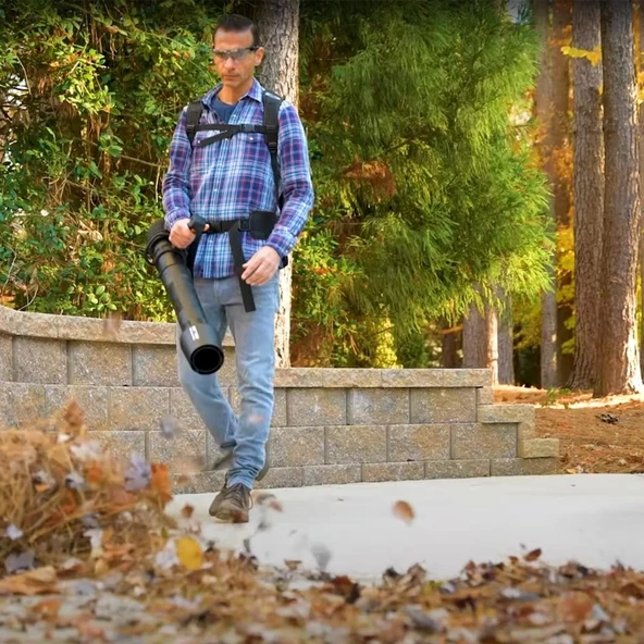 WORX WG572E 80Volt 4.0Ah. Li-ion Profesyonel Devir Ayarlı Sırt Tipi Kömürsüz Yaprak Üfleme - Resim 5