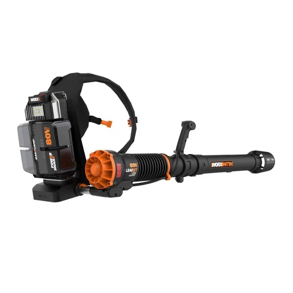 WORX WG572E 80Volt 4.0Ah. Li-ion Profesyonel Devir Ayarlı Sırt Tipi Kömürsüz Yaprak Üfleme - Resim 4
