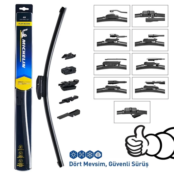 Michelin MULTIFIT™ MC33948 55CM 1 Adet Universal Muz Tipi Silecek - 2
