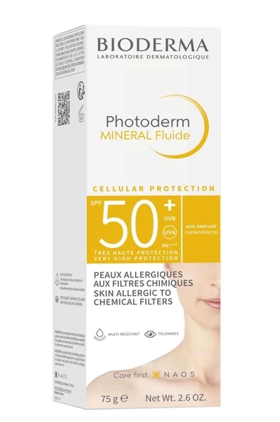 Bioderma Photoderm Spf 50+ Mineral Fluide 75 Gr