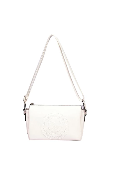 U.S. Polo Assn. Çapraz Askılı Kadın Çanta Beyaz Us24309