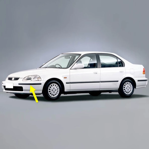 Honda Civic 1996-2000 Sol Ön Tampon Köşe Bandı Çıtası Kuşağı