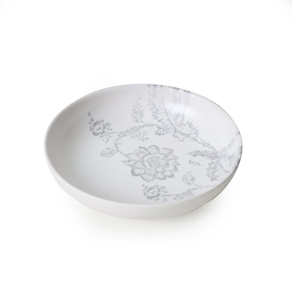 Keramika Keraart Silver Bloom Yemek Takımı 24 Parça 6 Kişilik 21469-70-71 - Resim 7