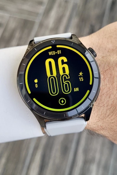 Daniel Klein DKISTE1119 Kasası Siyah Kordonu Gri Renk Android/ios Uyumlu Hediye Paketli Akıllı Saat - 5