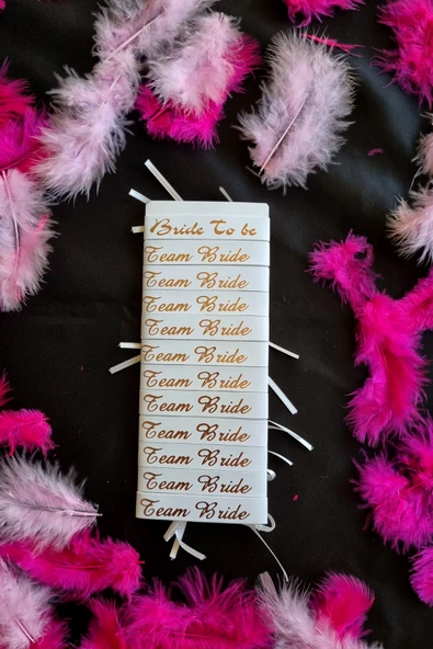 Bride To Be Parti Konsept Nedime Bileklik 12 Li Bekarlığa Veda Partisi Süslemesi - 3