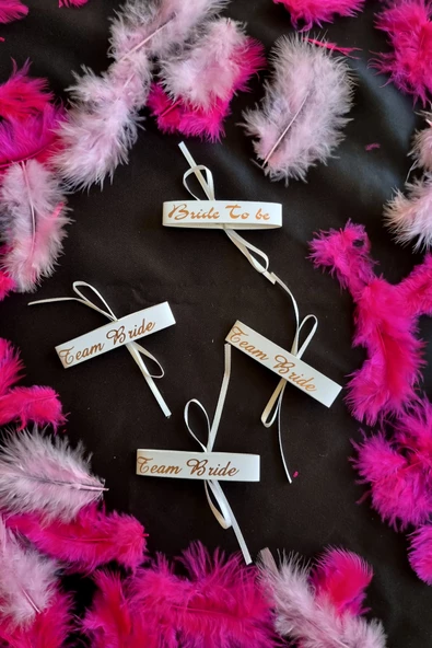 Bride To Be Parti Konsept Nedime Bileklik 12 Li Bekarlığa Veda Partisi Süslemesi - 4