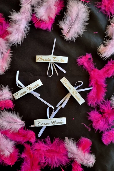 Bride To Be Parti Konsept Nedime Bileklik 12 Li Bekarlığa Veda Partisi Süslemesi - 6