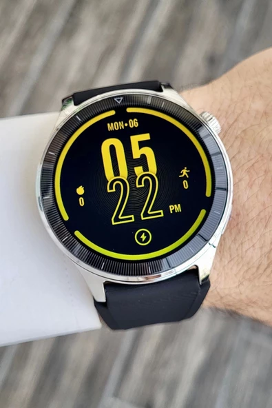 Daniel Klein DKISTE1121 Kasası Gümüş Kordonu Siyah Renk Android/ios Uyumlu Hediye Paketli Akıllı Saat - 5