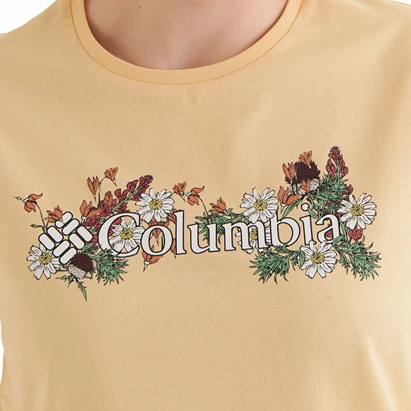Columbia CSC North Cascade Kadın Kısa Kollu T-shirt Sarı CS0366_754 - 5