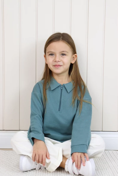 Waffle Theme Sweatshırt - 7