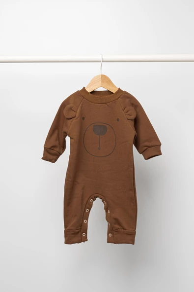 Ayıcık Baskılı Üç İp Tulum - 7