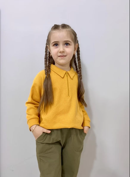 Waffle Theme Sweatshırt - 8