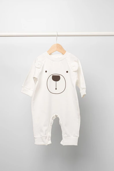 Ayıcık Baskılı Üç İp Tulum - 8