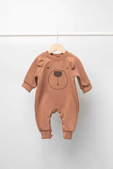 Ayıcık Baskılı Üç İp Tulum - 12