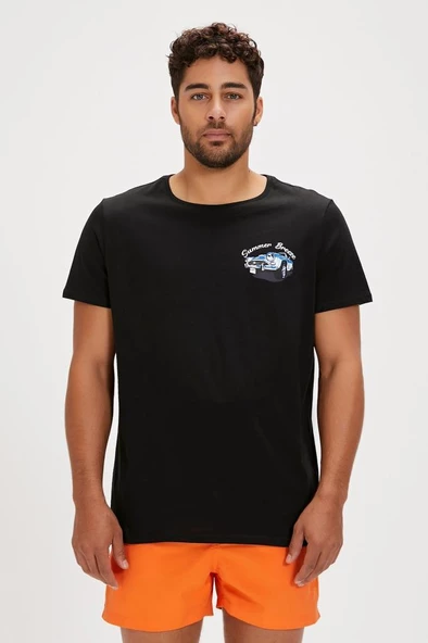 Bad Bear DUSTIN T-SHIRT NIGHT Erkek Tişört Siyah S-XXL - 2