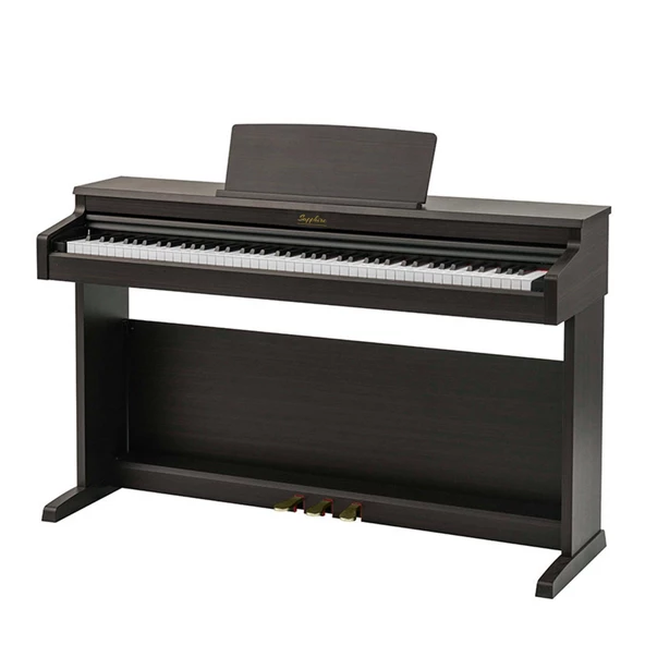 Jwin Sapphire SDP-400 Çekiç Aksiyonlu 88 Tuşlu Dijital Piyano - Gül Ağacı - 3