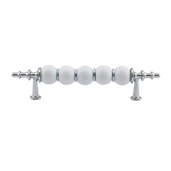 12 Adet İnci Kulp 96 mm Krom Mutfak Kulpu Çekmece Dolap Kapak Kulbu Metal Mobilya Dolabı Kulpları - 5