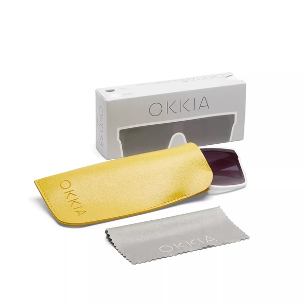 Okkia Tokyo Unisex Güneş Gözlüğü Beyaz - 7