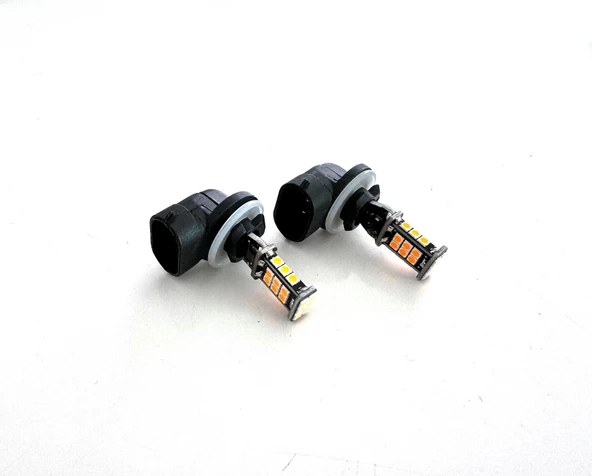 FEMEX H27 Sis Led Ampul Turuncu Renk Sadece Sis Farları İçin - 2