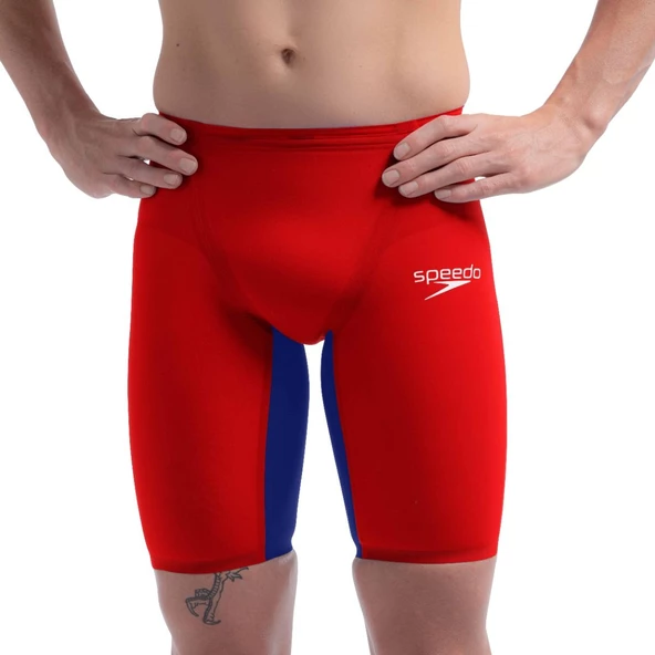 SPEEDO ERKEK YARIŞ MAYOSU LZR VALOR 2.0 JAM AM RED BLUE 8-15861H673 YZM - 4