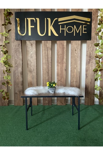 UFUK HOME Linda 2 1 1 Sehpalı Siyah Bahçe Takımı, Balkon Mobilyası, Balkon Bahçe Mobilyaları, Bahçe Masa Takımı - 4