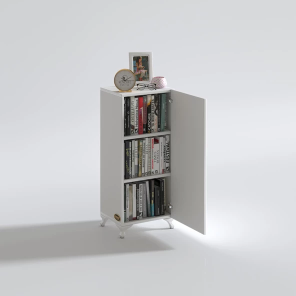 Kenzlife mutfak dolabı mine 088*030*032 byz kapaklı ayaklı banyo evrak ofis kitaplık ayakkabılık kiler - 4