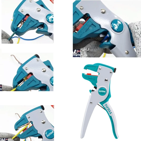 Profesyonel Kablo Sıyırma Pensesi 0.5-6 mm Bilgisayarcı Network Elektrik Bağlantı Kablosu Soyma - 2