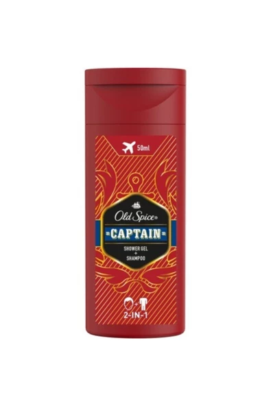 Old Spice Captain Duş Jeli & Şampuan 50 Ml X 5 Adet - 2