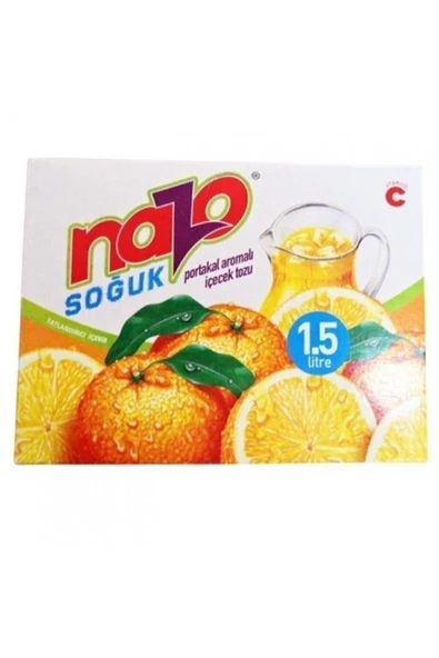 NAZO Portakal Aromalı Toz Içecek 24lü