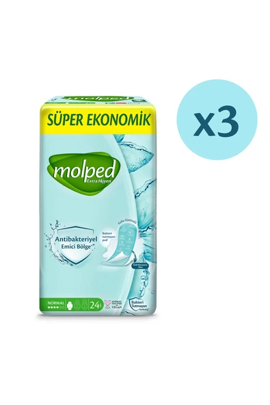 Molped Extra Hijyen Normal Süper Avantaj Paketi 72 Adet - 2