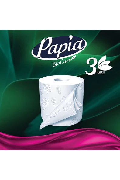 Papia Biocare Tuvalet Kağıdı 96 Rulo (16 Rulo X 6 Paket) - 4