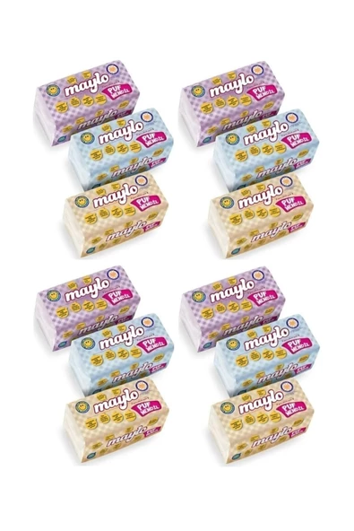 Maylo Çek Kullan Pratik Puf Mendil 150 Yaprak X 12 Adet - 2