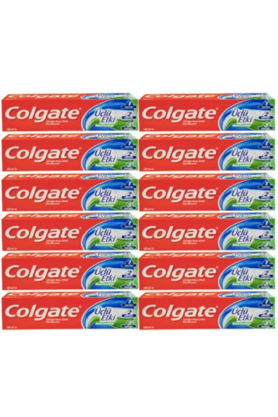 Colgate Üçlü Etki Diş Macunu 100 Ml 12 Li