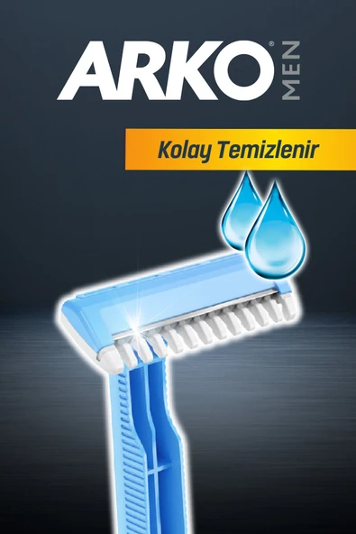 ARKO Men Banyo Tıraş Bıçağı 15'li Kullan At Bıçak - 3